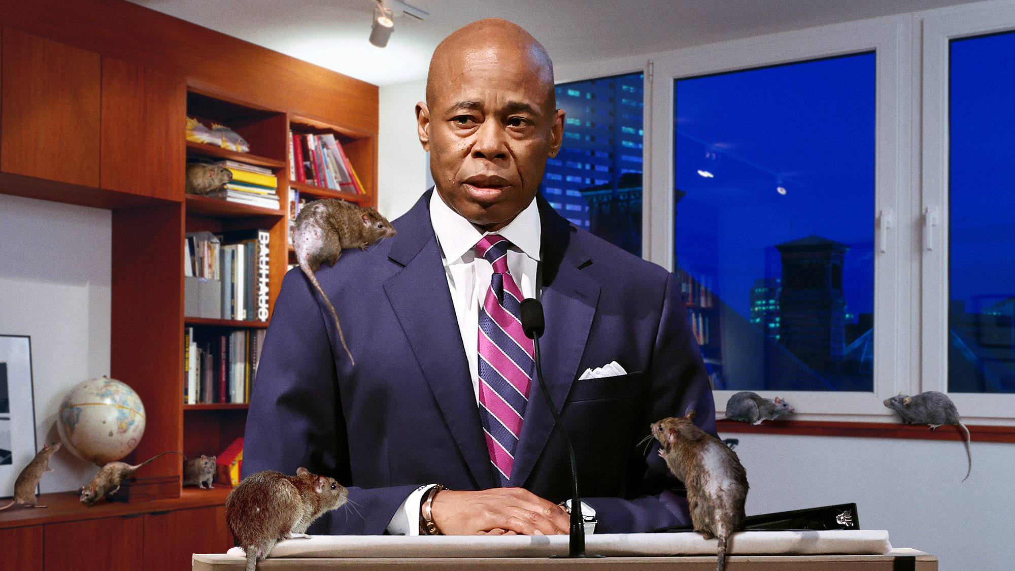 Eric Adams Faces Unruly Rat Panel in Bizarre Debate Stunt—But What Did They Ask Him?