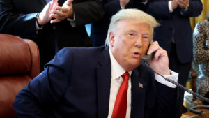 Mystery Surrounds Trump's Secretive Call With Putin Over Ornate Ballroom Sconces