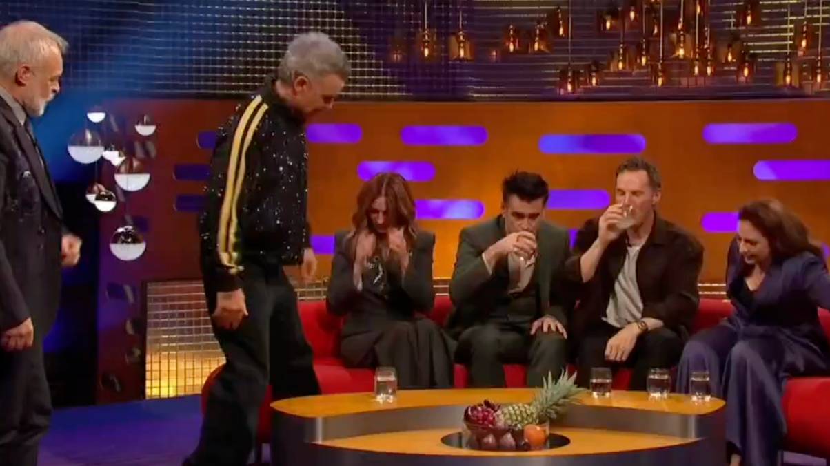 Robbie Williams' Graham Norton Show Entrance Sparks Outrage—What Did He Do?
