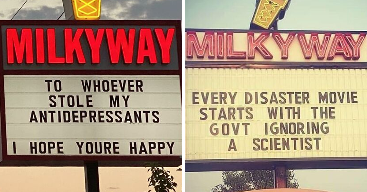 You Won’t Believe the Hilarious Signs This Ice Cream Shop Is Serving Up!