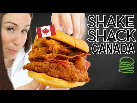 American Tries Canadas FIRST Shake Shack