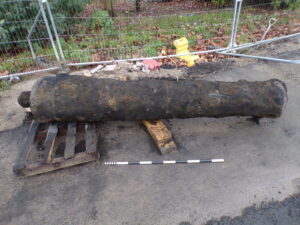 400-Year-Old Cannon Unearthed During Storm Drain Work Sparks Historic Mystery in England