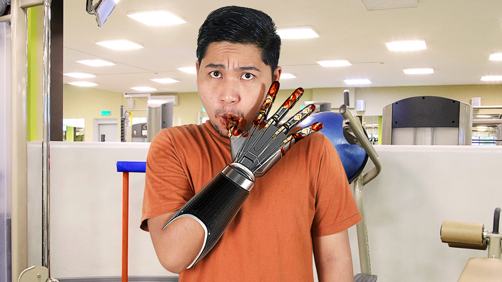 Can This Prosthetic Hand Handle the Ultimate Test: Licking Barbecue Sauce Off Fingers?