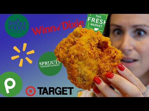 ONLY Grocery Store Fried Chicken for 24 HOURS - TOP Chains Ranked 🍗