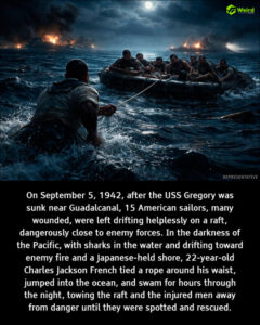 Survivors of USS Gregory’s Sinking: The Untold Struggle of 15 American Sailors Behind Enemy Lines