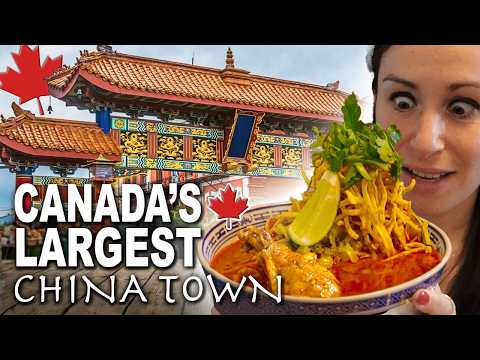 American Takes On The LARGEST China Town in Canada! 🇨🇦🇨🇳