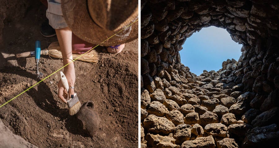 Hidden Secrets Unearthed: Ancient Italian Stone Tower Yields Mysterious Bronze Sword Within Its Walls