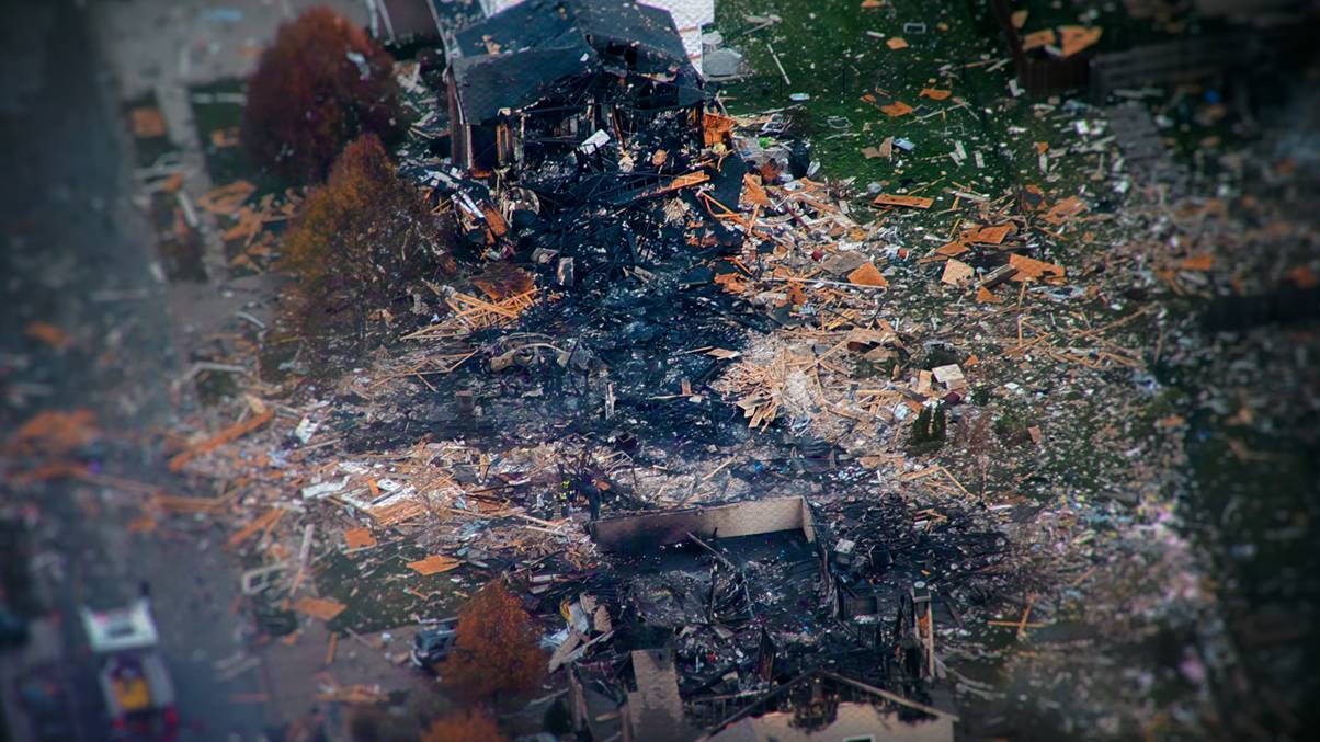 Mysterious Blaze: Woman’s Catastrophic Explosion Obliterates Neighborhood, Leaving Two Dead