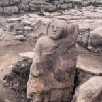 Mystery Unveiled: Ancient Roman Guardian Spirit Statue Discovered Near Hadrian’s Wall Sparks New Questions
