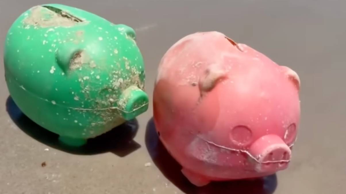 Shocking Discovery: Dozens of Defective Piggy Banks Mysteriously Appear on Texas Shores—Who Sent Them and Why?