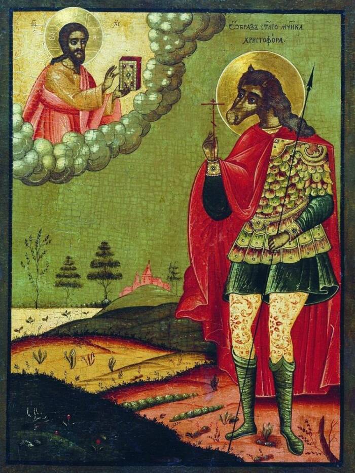 The Mysterious Origin Behind St. Christopher’s Unsettling Dog-Headed Depictions Revealed!