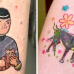 Discover the Stunning Tattoos That Bring Childhood Crayon Drawings to Life in Unbelievable Detail