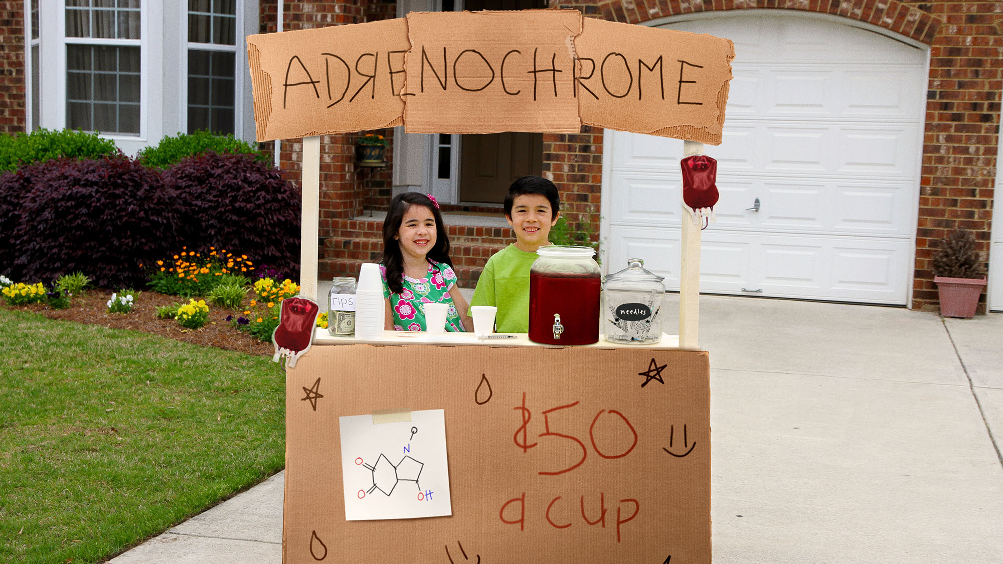Mysterious Bay Area “Adrenochrome Stand” Run by Local Kids Sparks Frenzy and Questions
