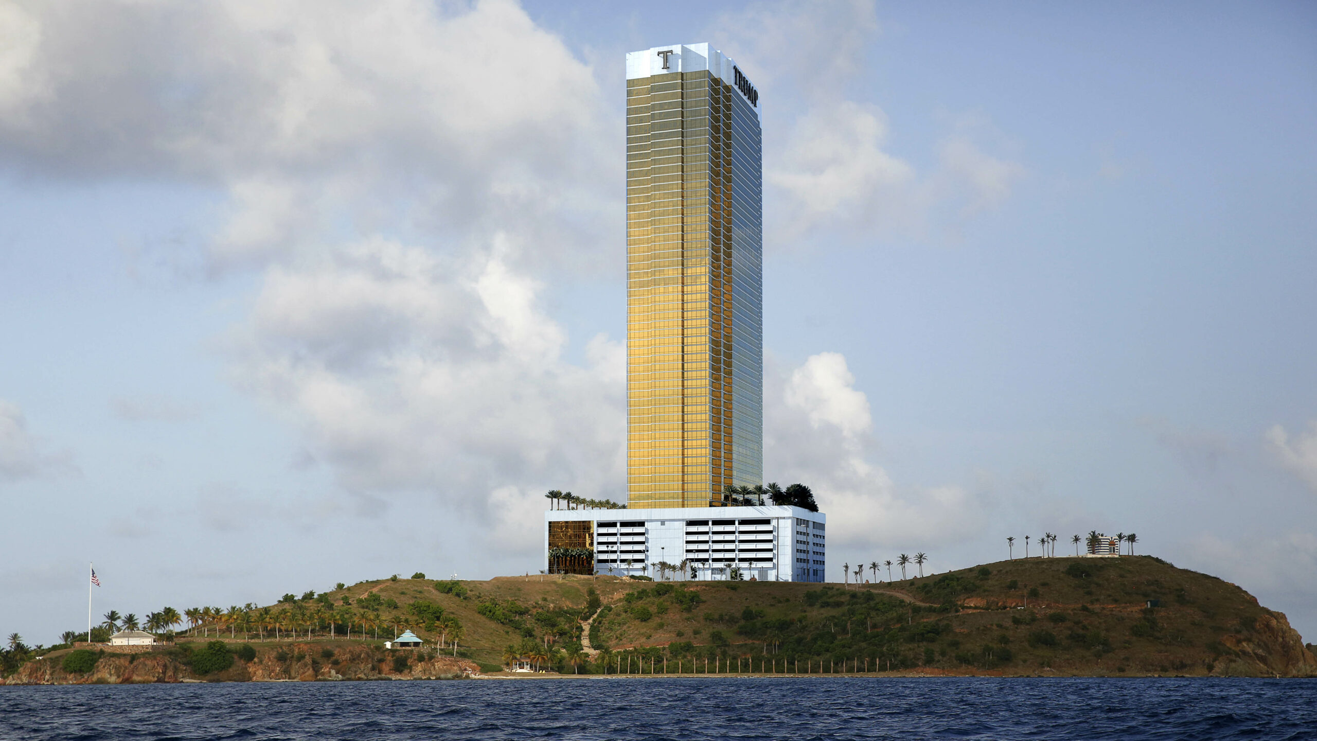 Mystery Deepens as Trump Brushes Off Claims of Secret Trump Tower on Epstein Island