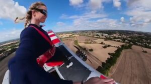 Sydney Sweeney Dares Tom Cruise to Top Her Death-Defying Airplane Stunt