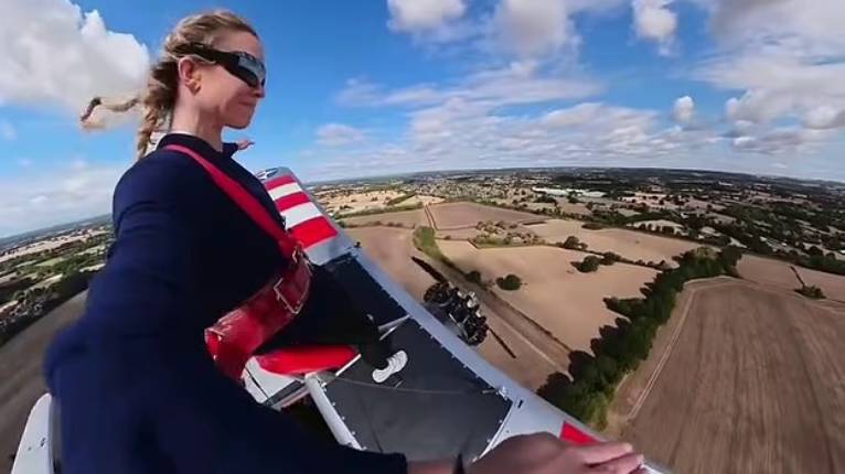 Sydney Sweeney Dares Tom Cruise to Top Her Death-Defying Airplane Stunt