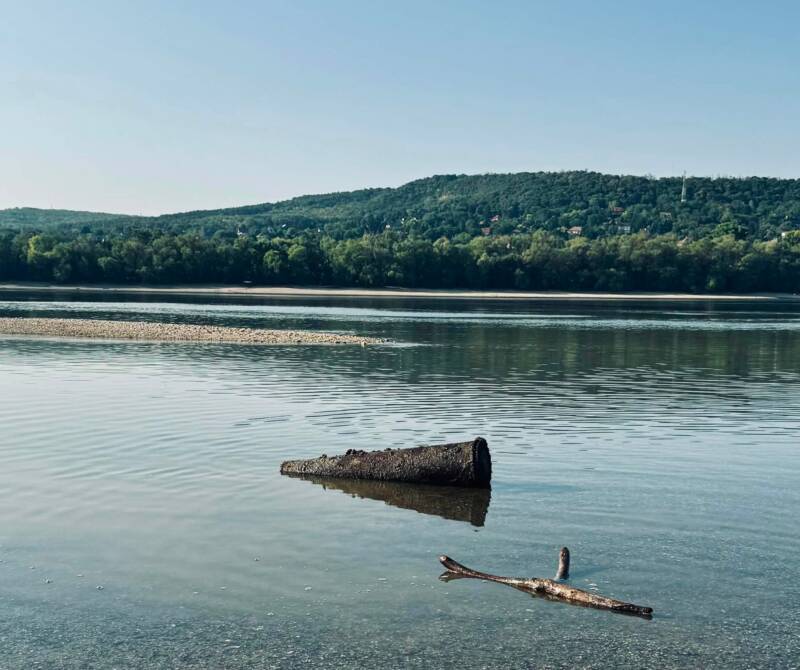 Uncovered by Drought: Massive 1,500-Pound WWII British Mine Emerges from Danube's Depths