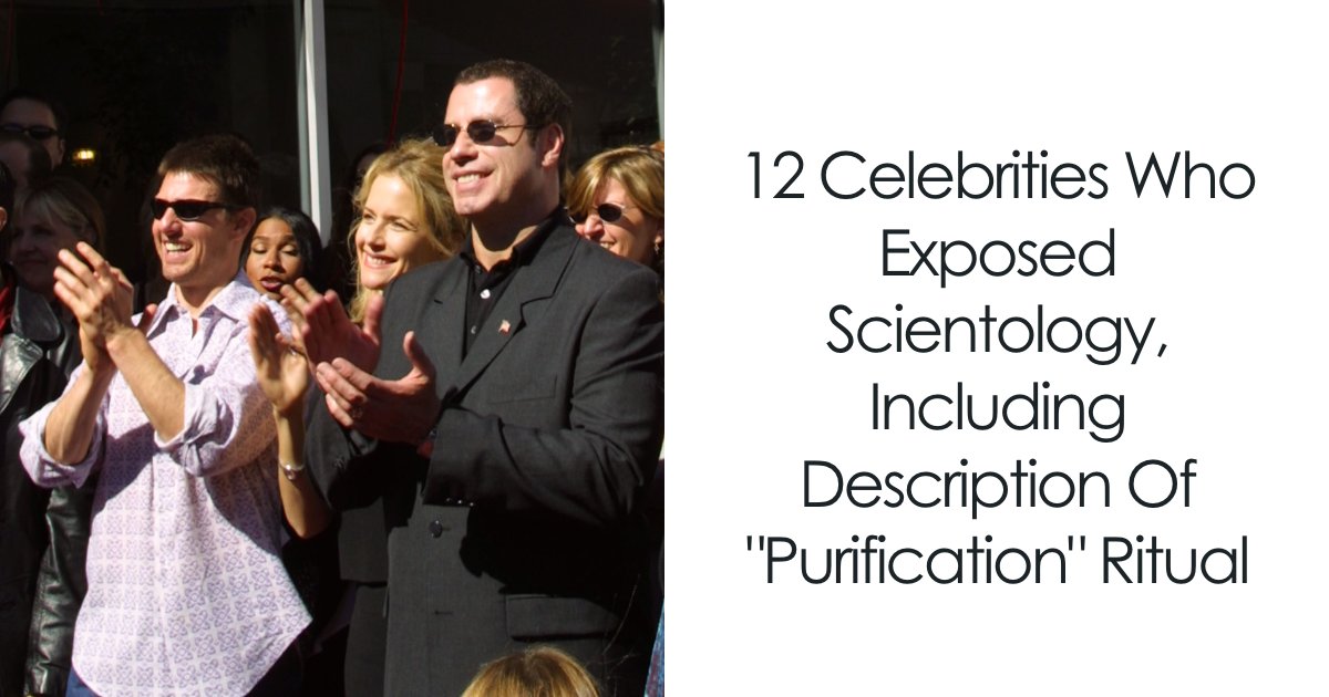 Celebrities Reveal Shocking Truths About Life Inside Scientology—What They Didn’t Expect Will Astound You!
