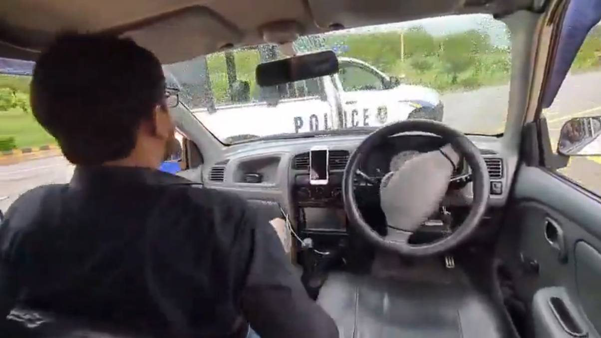 Inventor’s Self-Driving Car Test Ends in Shocking Crash with Police—What Happened Next Will Surprise You!