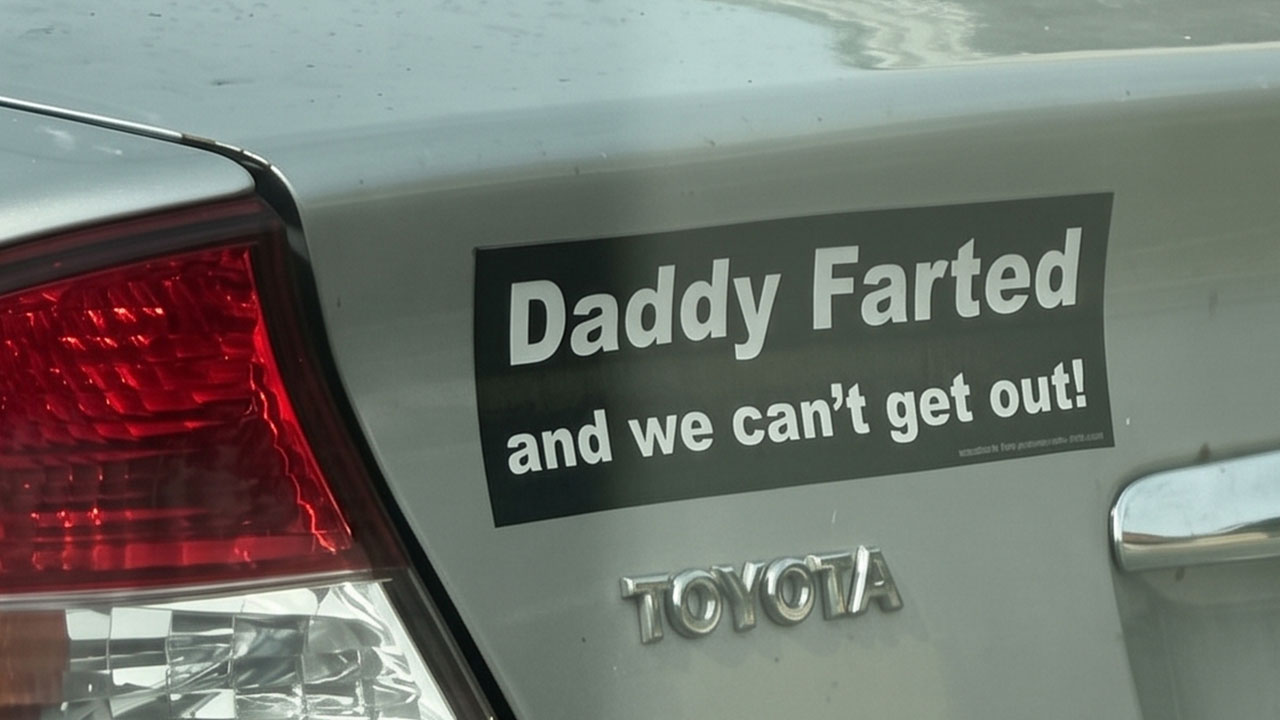 61 Hilariously Unfiltered Bumper Stickers That Will Shock and Amuse You Instantly