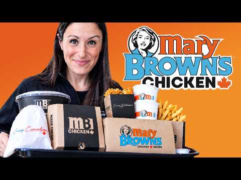 American Tries The ENTIRE Mary Brown’s Chicken Menu in Canada!