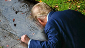 Mystery Surrounds Trump’s Sudden Demise in Shallow Puddle Incident